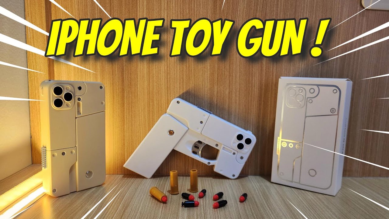 Soft Bullet Shell Ejecting Iphone Toy Gun A Must Have