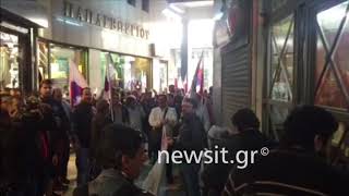 Παρέμβαση του ΠΑΜΕ σε συμβολαιογραφικό γραφείο