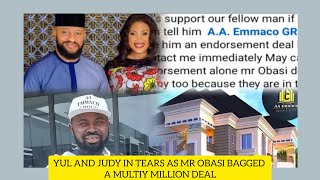 CONGRATULATIONS AS YUL AND JUDY IN TEARS AS MR OBASI BAGGED A MULTIY MILLION DEAL