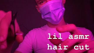 ASMR FAST PACED HAIR CUT roleplay tingles