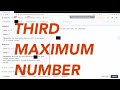 Leetcode 414: Return the third maximum number in the array