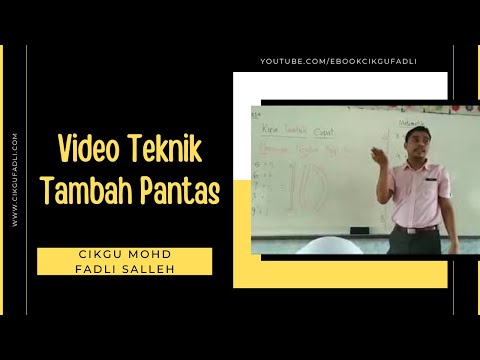 Teknik Tambah Pantas By Cikgu Fadli Cikgu Fadli Online