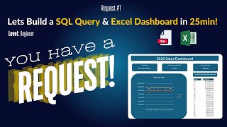 Write a SQL Query for Data Analysis & Create an Excel Dashboard