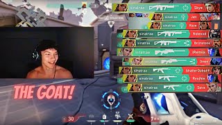 Sinatraa INSANE Plays That SHOCKED The Radiant Lobbies in Valorant !!