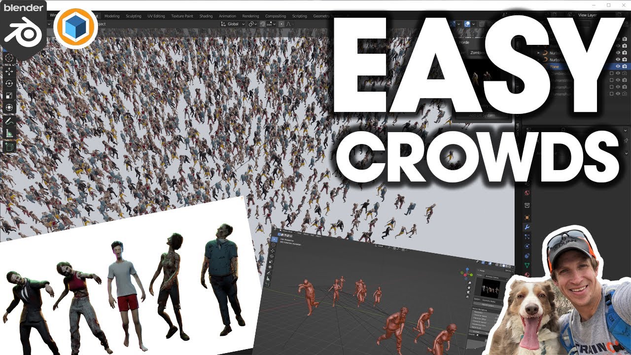 Horde A New Crowd Simulation Add On For Blender Youtube