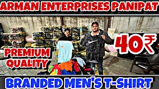 40₹ men’s t shirt || export surplus clothes Panipat | premium quality men’s thrift clothe wholesaler