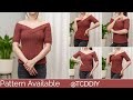 How to Crochet: Modern off the Shoulder Top | Pattern & Tutorial DIY