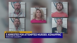 5 Arrested For Attempted Murder Kidnapping