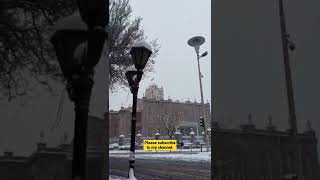 Walking tour in Tabriz تور پیاده روی در تبریز #shorts #tabriz #snow #눈 #도시 #이란 #تبریز #ایران#iran