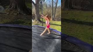 I taught her well 😌 #Gymnast | Gymnastics challenge