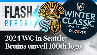 ❄️ FLASH: Seattle Gets 2024 Winter Classic; Bruins Unveil Centennial Logos