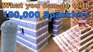 What you can do with 100,000 Sparklers