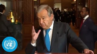 UN Chief on Food, Energy, Finance and Climate Change - Media Stakeout (21 September 2022)