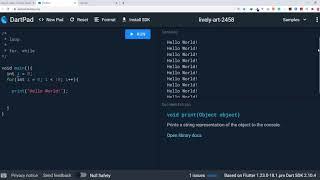 Dart Programming: 5. For Loop