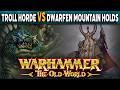 Orcs & Goblins VS Dwarfen Mountain Holds - Warhammer The Old World Battle Report