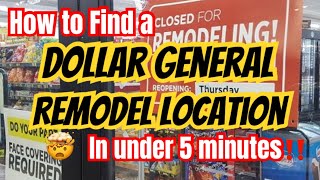 How to Find a Dollar General Remodel Location in Under 5 Minutes‼️#pennyshopping #dollargeneral