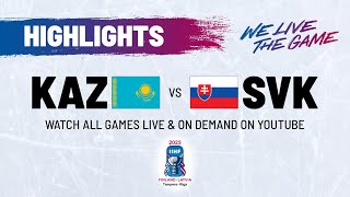 Highlights | Kazakhstan vs. Slovakia | 2023 #IIHFWorlds