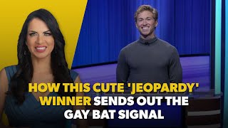 This Cute 'Jeopardy!' Winner Sends Out The Gay Bat Signal