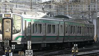 E721系P4-6編成 普通「白石」行き 東北本線仙台駅発車