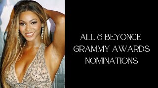 All Beyonce Grammy Nomination In 2023 #beyonce #grammy