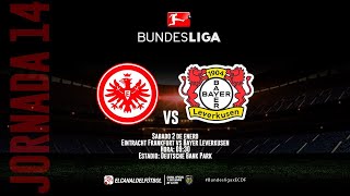 Partido Completo - Eintracht Frankfurt vs Bayer Leverkusen | Jornada 14 - Bundesliga