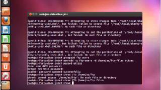 Configuring a FTP server on ubuntu (linux)