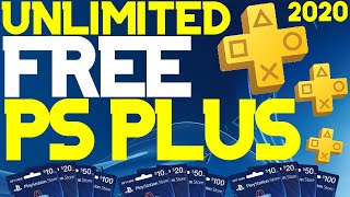 *NEW* How to get FREE PS PLUS! UNLIMITED FREE PLAYSTATION PLUS TRIAL Method 2020! *Working*