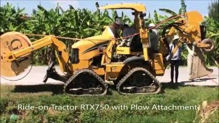 Vermeer Ride-on Tractor with Plow RTX750 #Vietnam