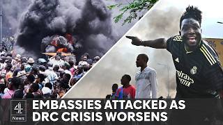 Embassies attacked in Democratic Republic of the Congo crisis