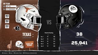 NCAA 25 Head 2 Head PVP Texas longhorns