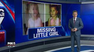 NC authorities organizing search party for 3-year-old missing girl