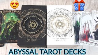 NEW DECKS ➡️ ABYSSAL TAROT DECKS 🎁 UNBOXING \u0026 REVIEW 👍