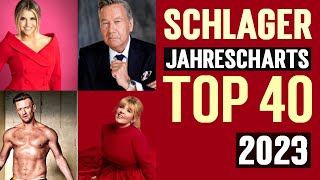 Schlager Jahrescharts Top 40 - Die Schlager des Jahres 2023