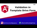 Angular 11 - Validation in Template Driven Form in Angular 11 #tutorial 28