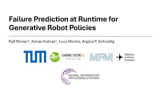 NeurIPS 2025: Failure Prediction at Runtime for Generative Robot Policies