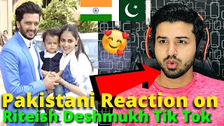 Pakistani React on Indian | Riteish Deshmukh TIKTOK VIDEOS | Indian Film  Actor | Reaction Vlogger