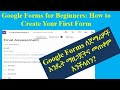 How to Create Google Form | Google Forms Complete Tutorial (Quick Guide)