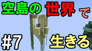 【マインクラフト】#7 空島の世界で生きる　～ジエンド島～