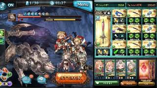 「グラブル」 風拳 アンチラ セン Nya-ON HL ーWind Fist Team