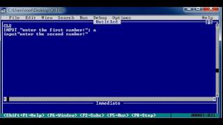 sum of the number in qbasic