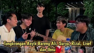 TONGKRONGAN ASYIK BARENG ALI, SURYA, RIZAL, LISEF dan IBNU #nemen #aliabdulaziz #SURYA #terlalu