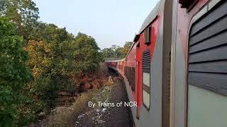 12652 Tamil Nadu Sampark Kranti Express skipping the absolute beauty of Nature The Budni Ghats.🚉❤️🔥