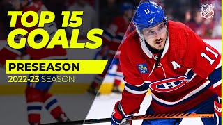 Top 15 Goals from the 2022-23 NHL Preseason