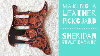 Making a Custom Leather Pickguard for my Stratocaster [DIY]