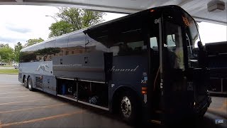 【美國(米国)の灰狗巴士GREYHOUND BUS!】美國的灰狗巴士MCI型制城際巴士搭乘紀錄/アメリカのグレイハウンドバスMCI都市間バス乗車記録。