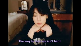 Jungkook Singing Only Then - Eng Sub
