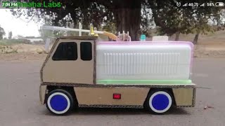 How to make RC Fire Truck from Cardboard at Home #diy