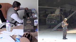 Video inside Kabul airport shows condition of facilities and aircraft after Taliban takeover