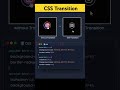 CSS Transitions Explained: Add Smooth Animations to Your Website #CSS #Transitions #WebDevelopment