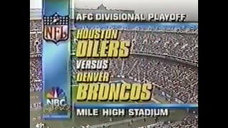 1991 AFC Divisional - Oilers vs. Broncos